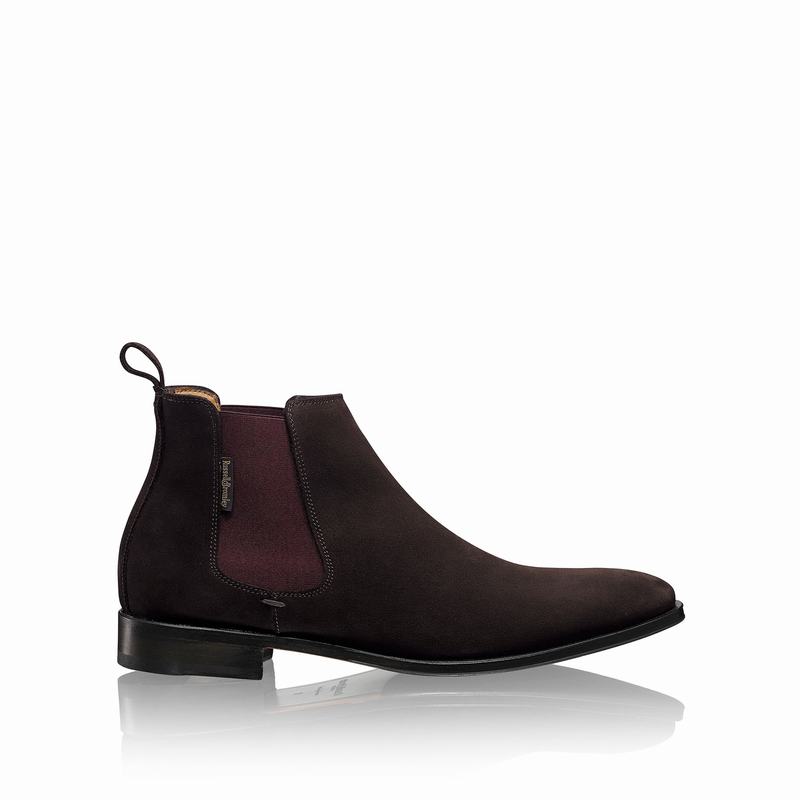 Russell & Bromley Jean Paul Mens Chelsea Boots Brown |HBA3328MM|